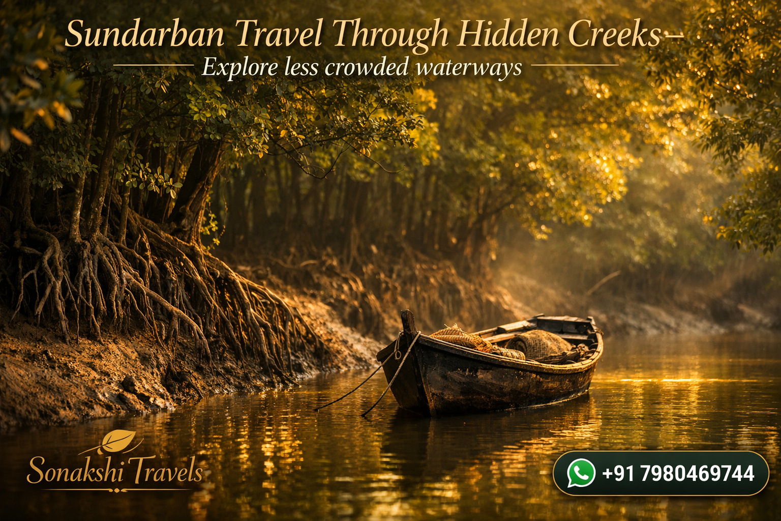Sundarban Travel Through Hidden Creeks - Explore less crowded waterways